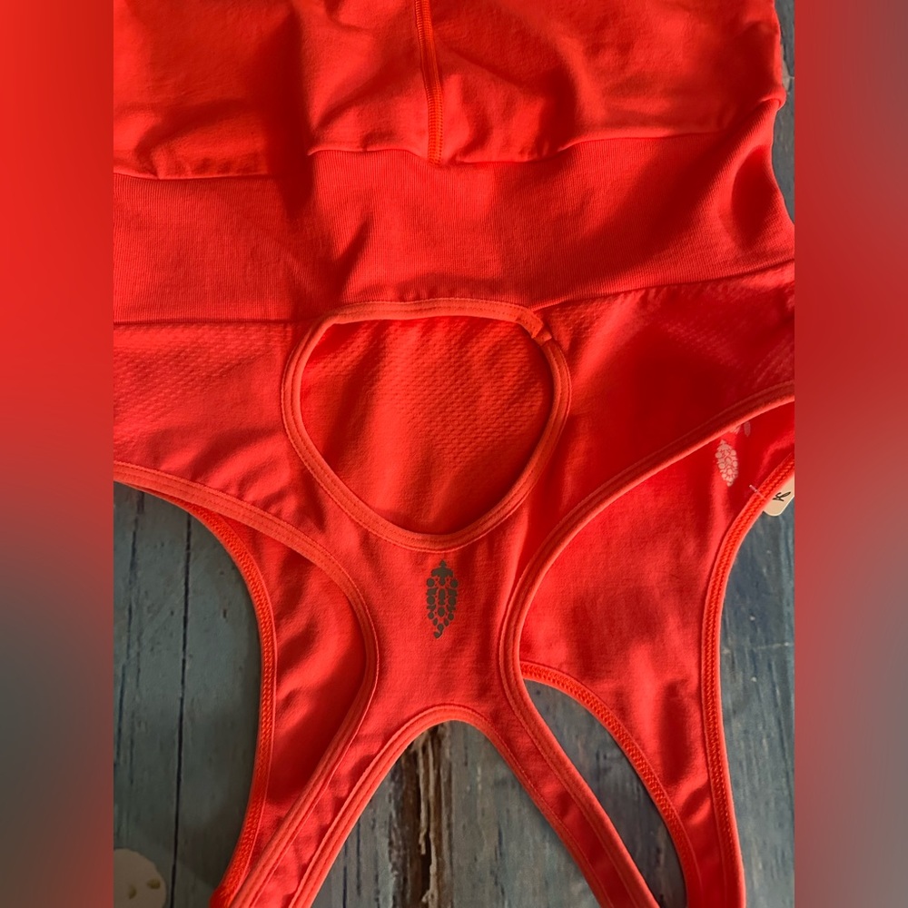 FP Movement by Free People | Every Single Time Runsie Neon Coral | Size M/L NWT - Picture 7 of 14